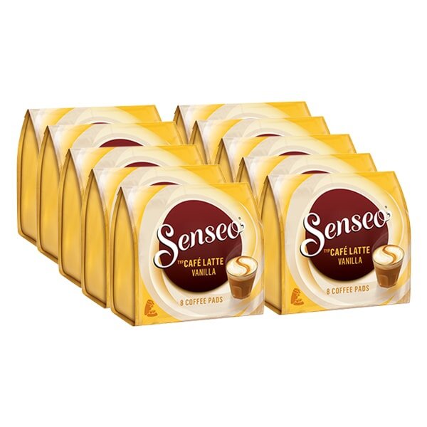Kaffeepads Senseo® Café Latte Vanilla - 10 x 8 Pads