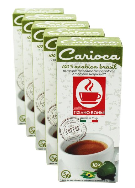Caffè Bonini Carioca 50 Kompatible Kapseln Nespresso ®*