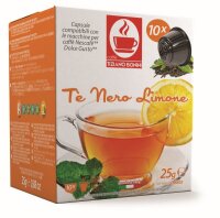 Bonini Schwarzer Tee mit Zitrone - 10 Teekapseln Dolce...